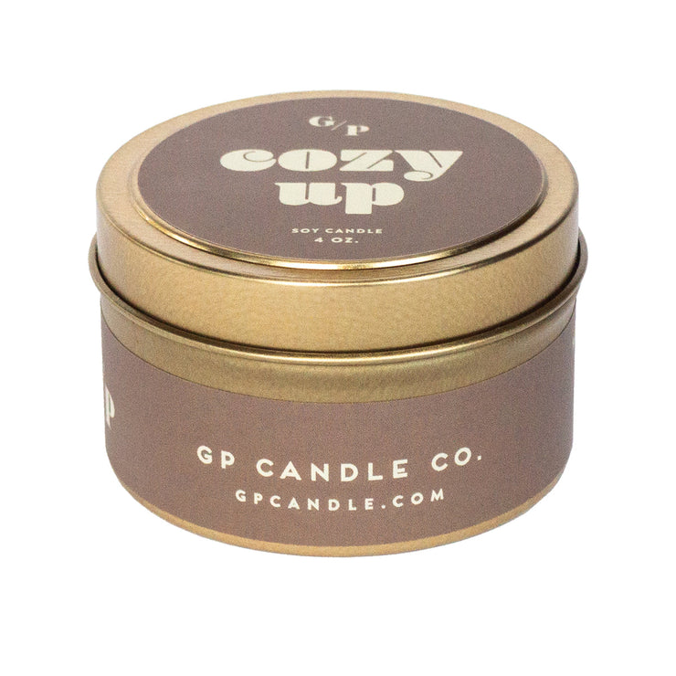 4 oz candle tin | cozy up