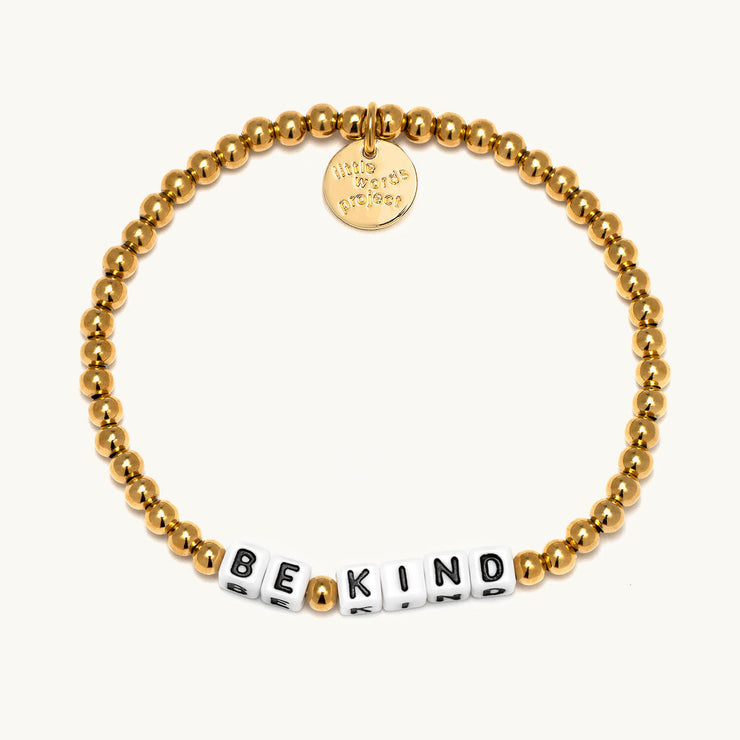 letter bead bracelet | be kind
