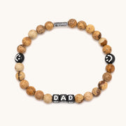 letter bead bracelet | dad