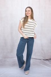 ines striped sweater