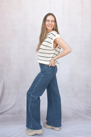 ines striped sweater