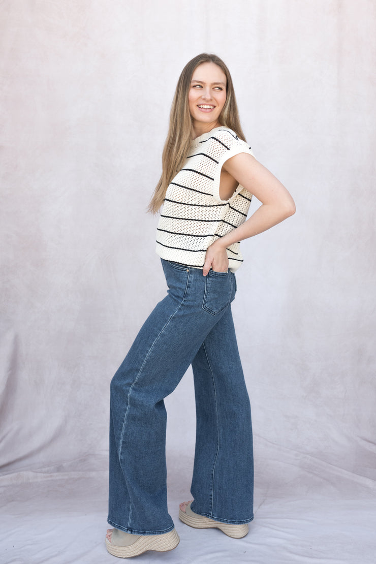 ines striped sweater