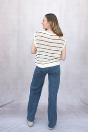 ines striped sweater