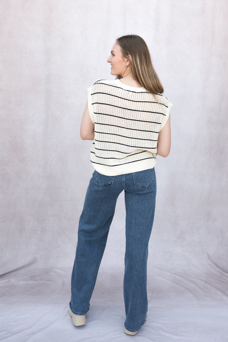 ines striped sweater