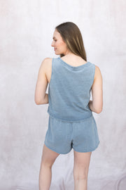 scout jersey denim short