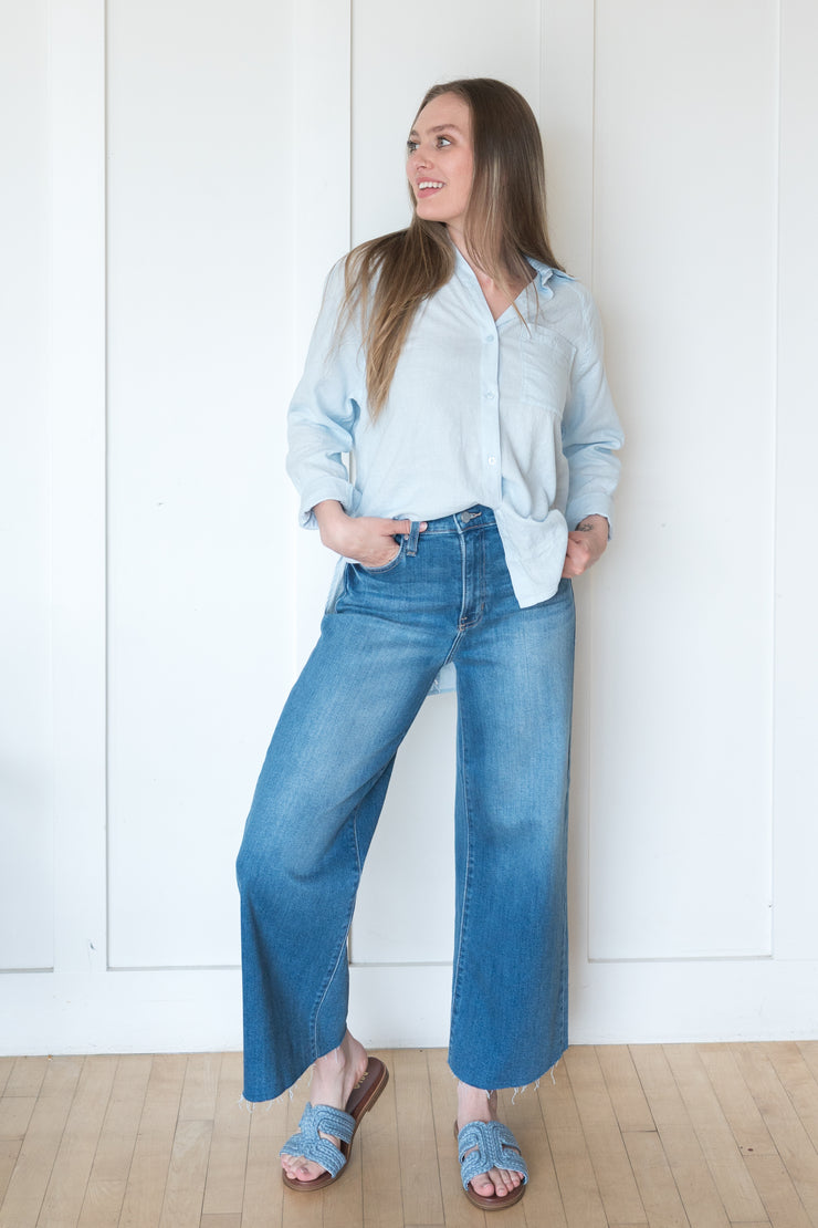 the scissor cut wide leg