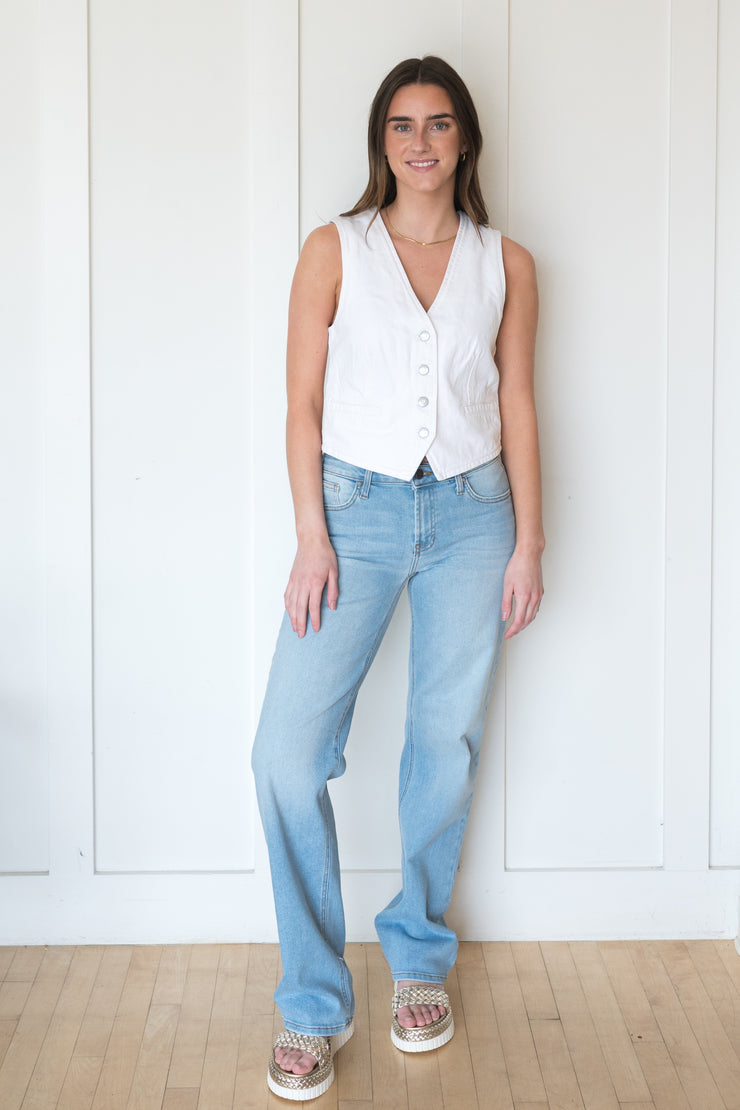 the longer length vintage straight