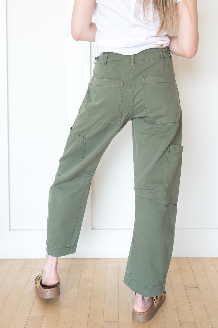 sabrina curved utility pants