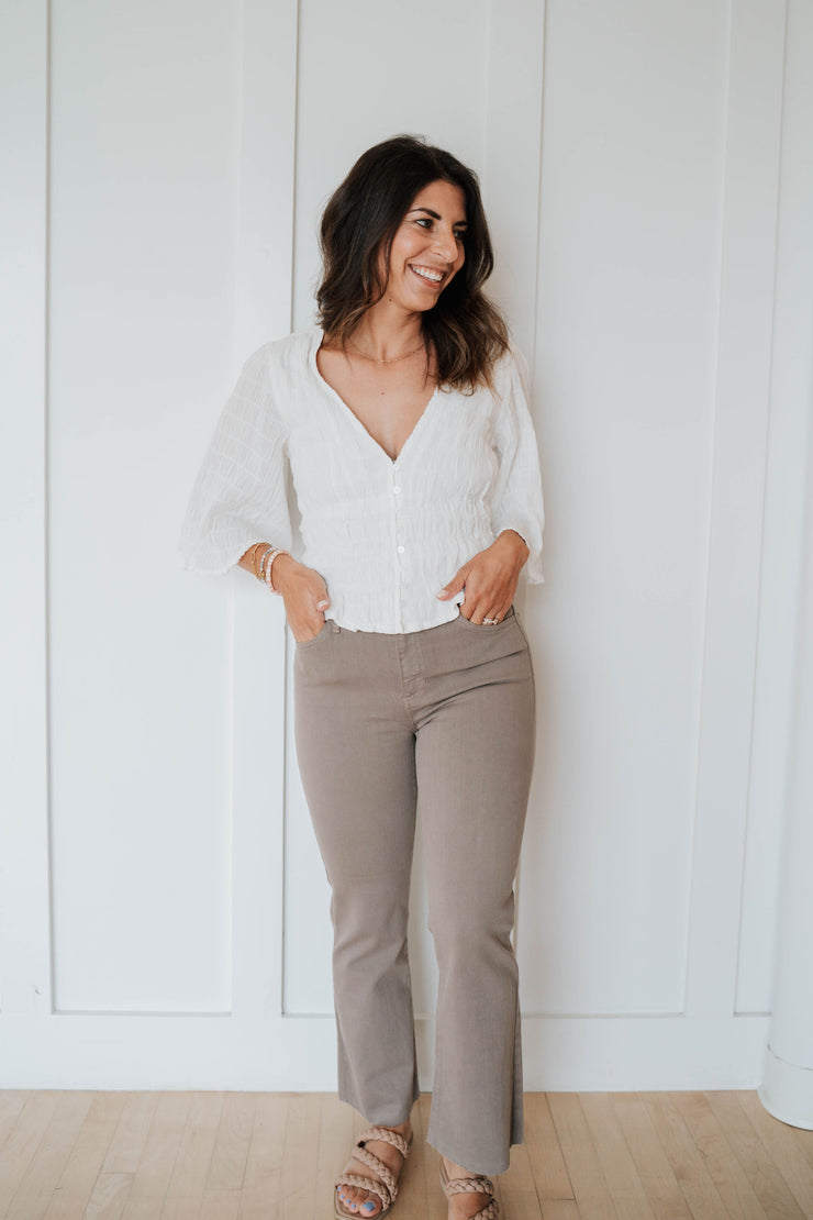 riley cropped kick flare jean