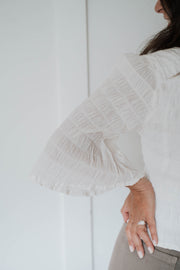vanessa smocked top