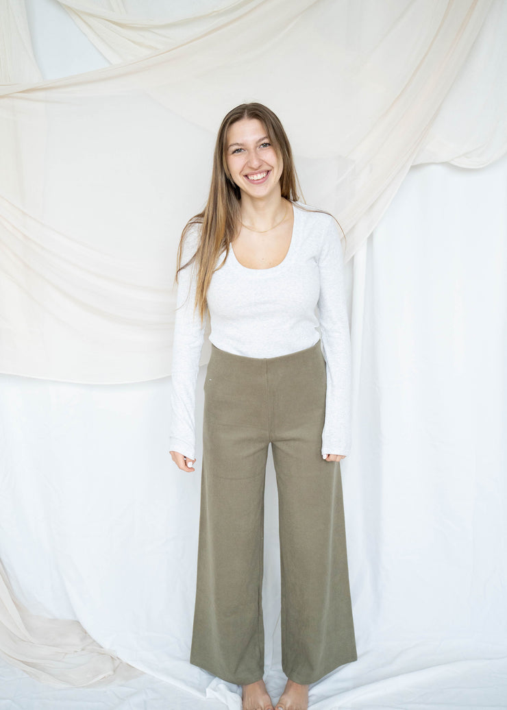 delaney brushed rib pant