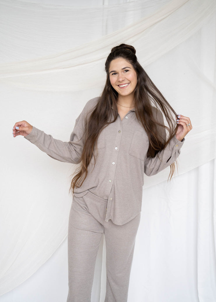 cozy days thermal shirt