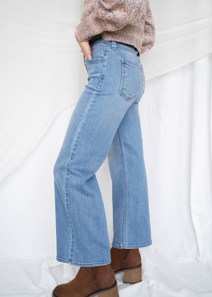 ellie high rise wide leg jean