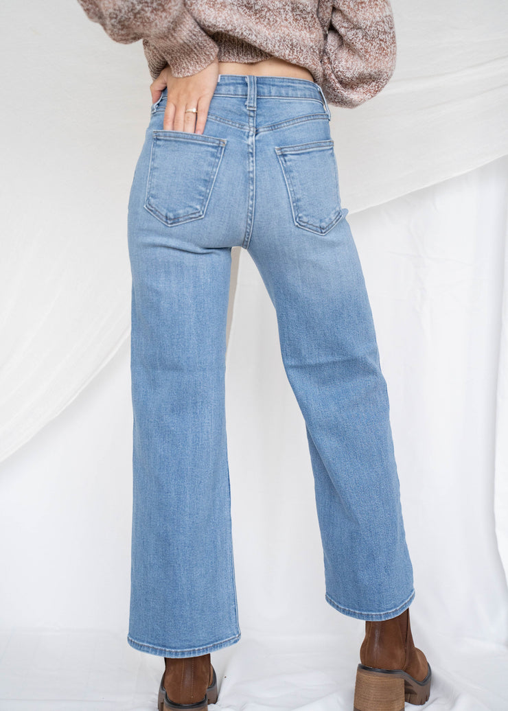 ellie high rise wide leg jean