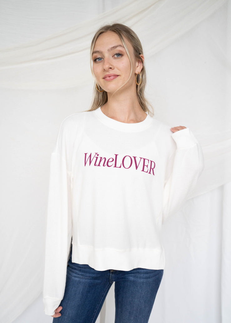 wine lover long sleeve