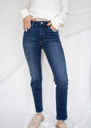 carley cut off straight leg jean