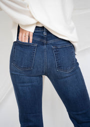carley cut off straight leg jean