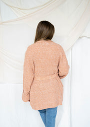 carrie tied open cardi