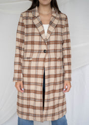 nature lover plaid coat