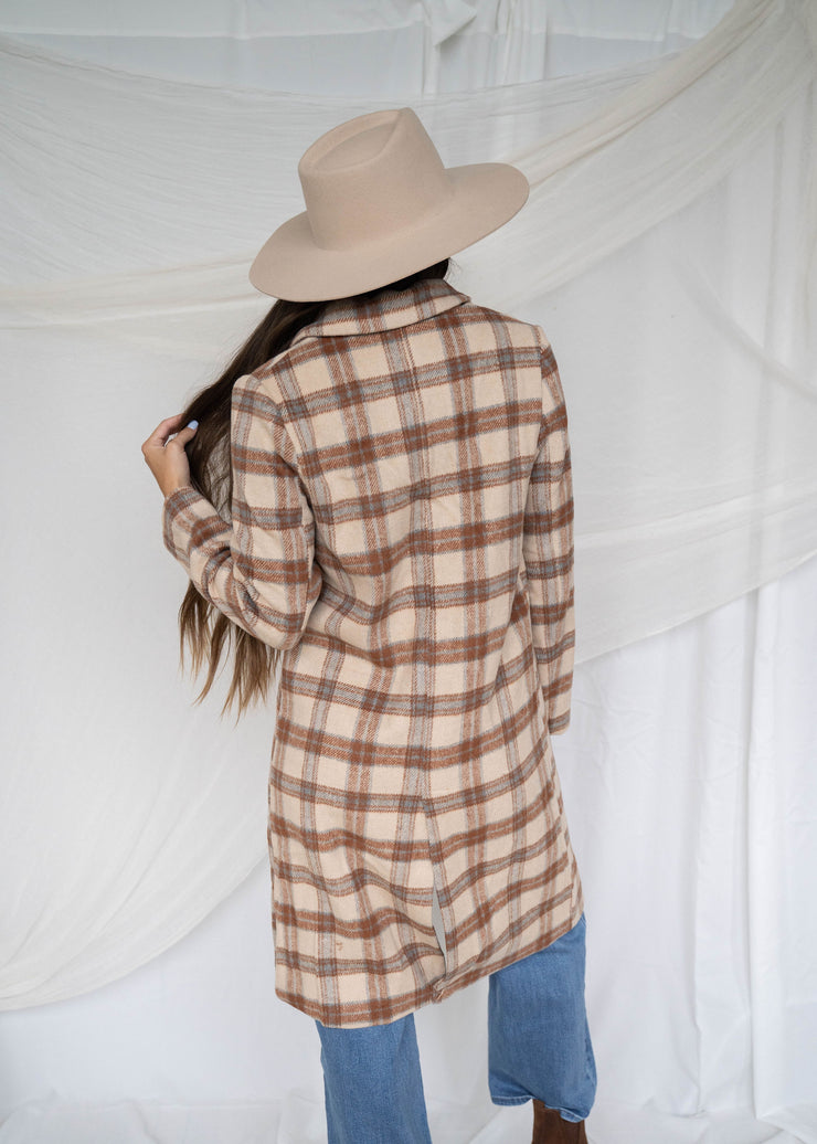 nature lover plaid coat