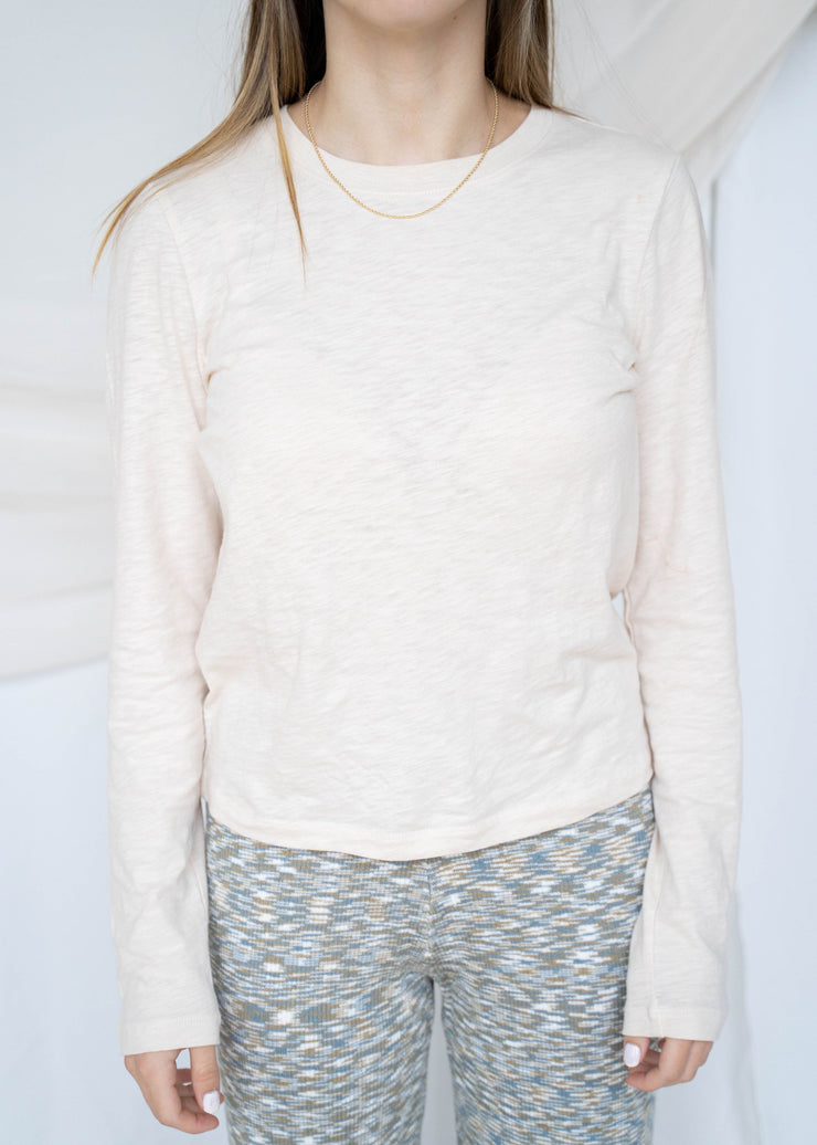 modern slub long sleeve