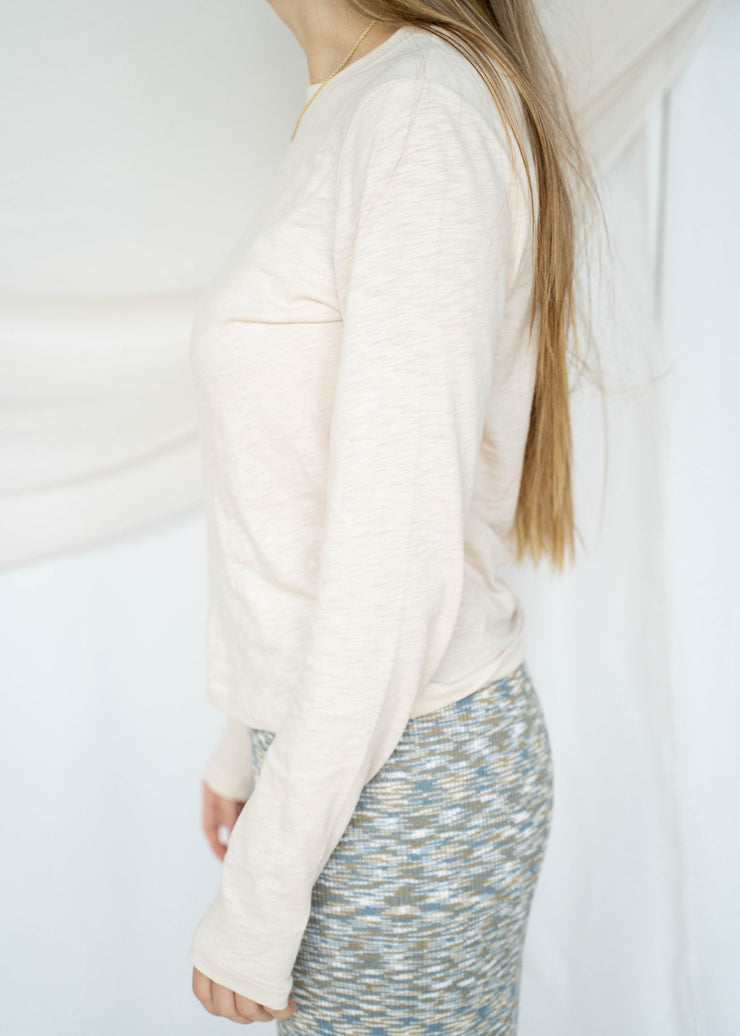 modern slub long sleeve
