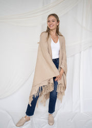 fairy girl fringe hem poncho