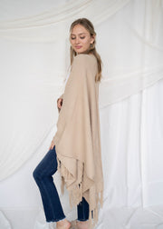 fairy girl fringe hem poncho