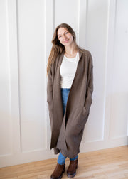 kalla oversized knit duster