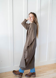 kalla oversized knit duster