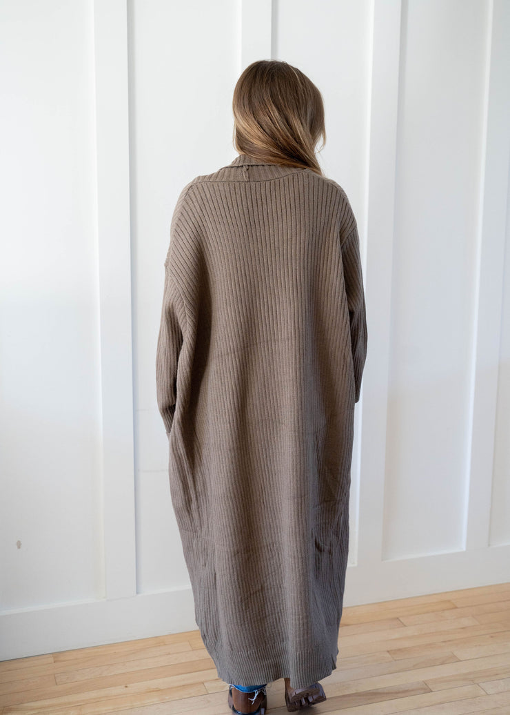 kalla oversized knit duster