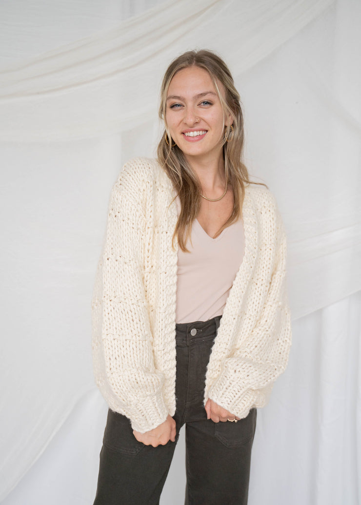 inner bloom open cardi