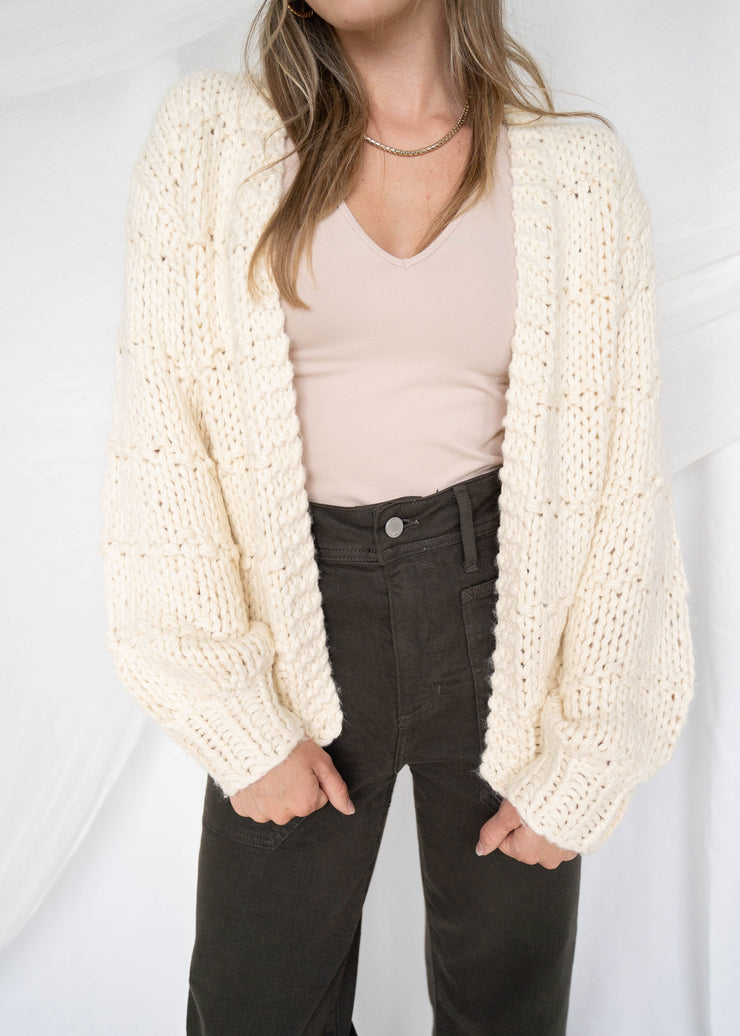 inner bloom open cardi