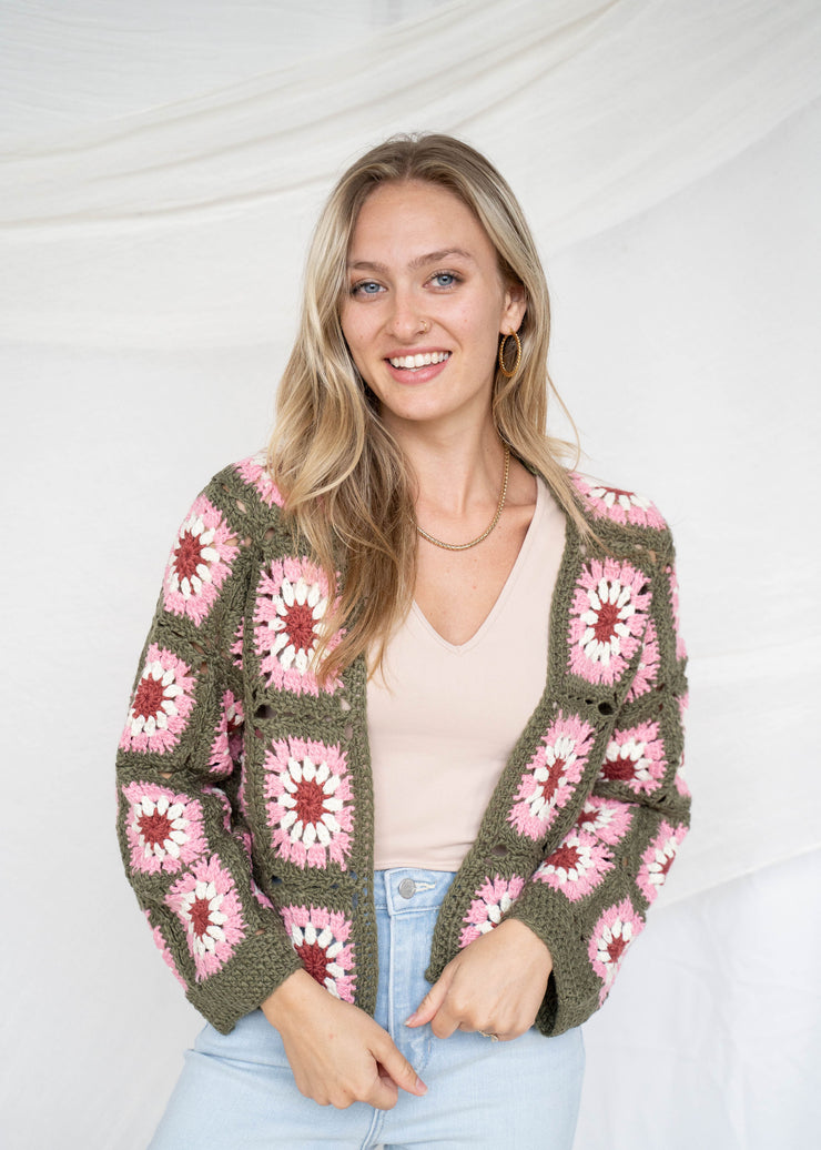 whoopsie daisy crochet cardigan