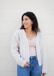 rhia cropped sweater cardigan