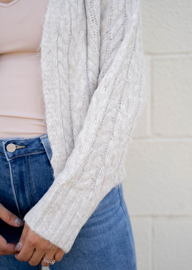 rhia cropped sweater cardigan