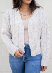 rhia cropped sweater cardigan