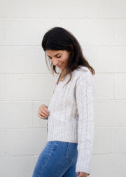rhia cropped sweater cardigan