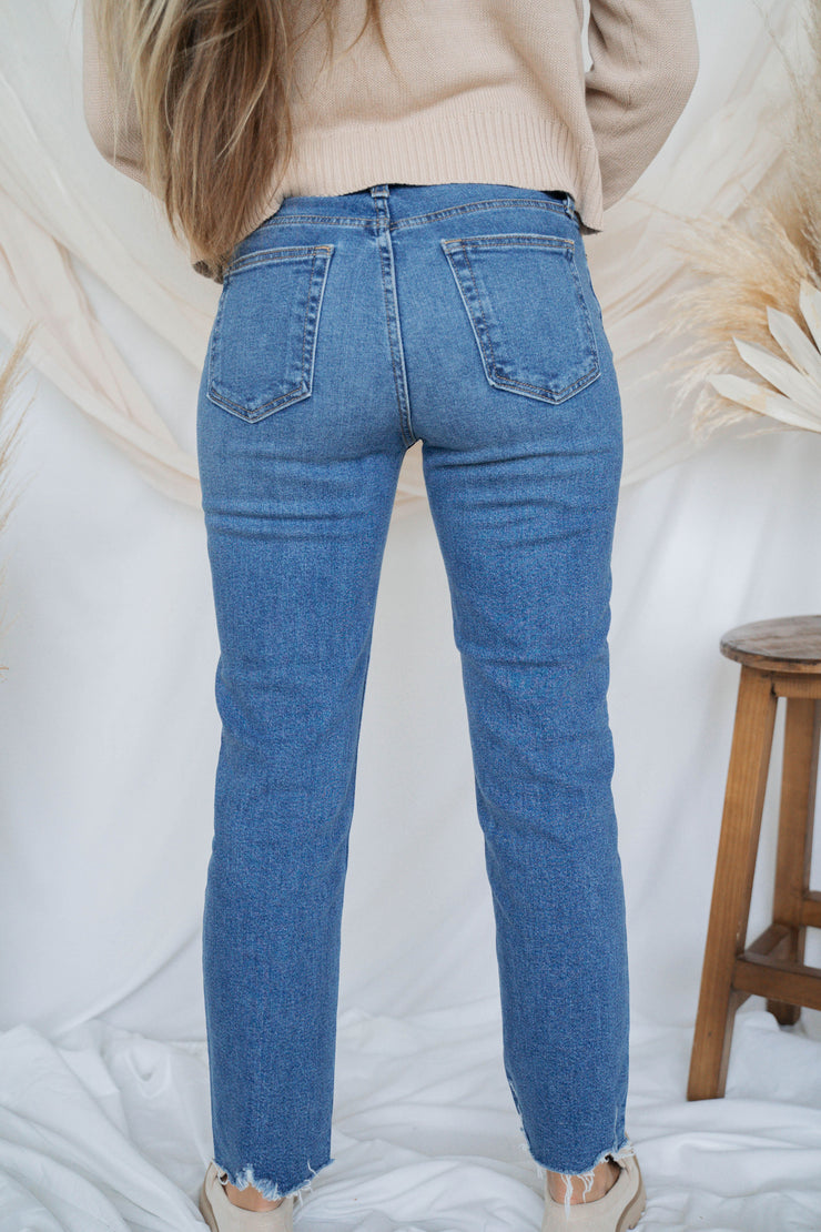 veronica vintage straight leg jean