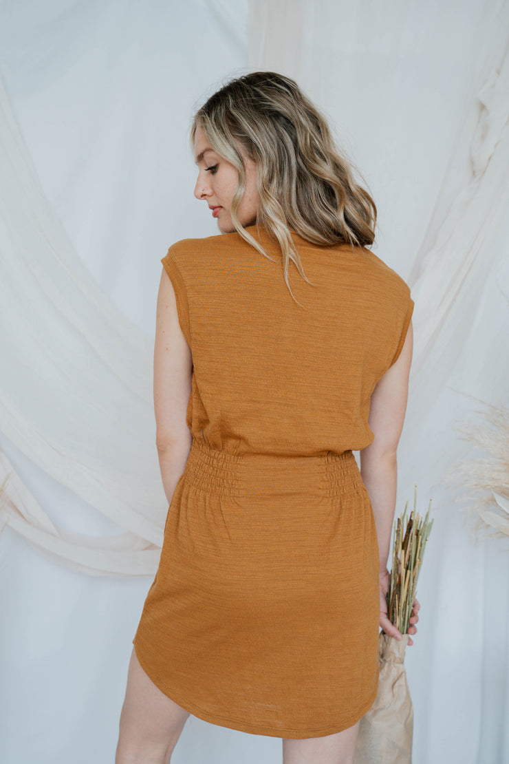 rowan textured knit dress