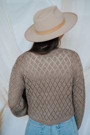 makenna cropped sweater