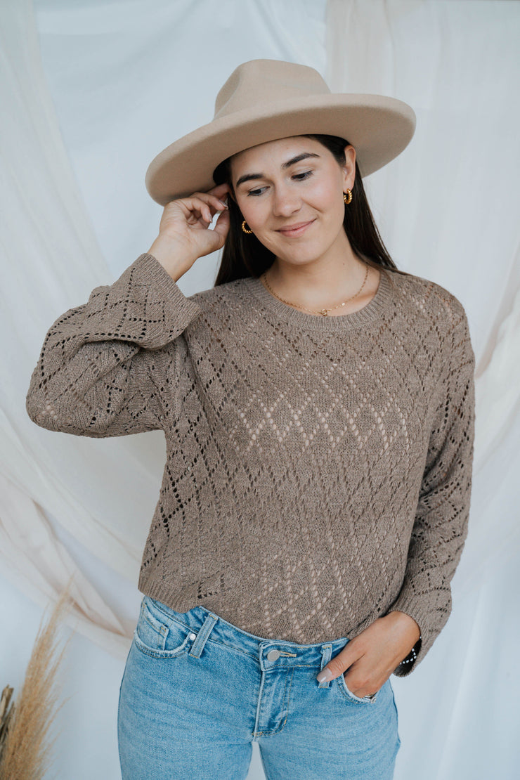 makenna cropped sweater