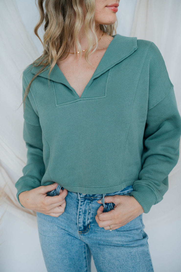 soho fleece sweatshirt