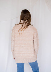 wisteria mock neck sweater