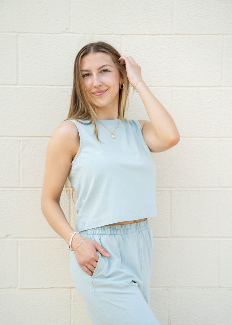 sloane jersey muscle tank