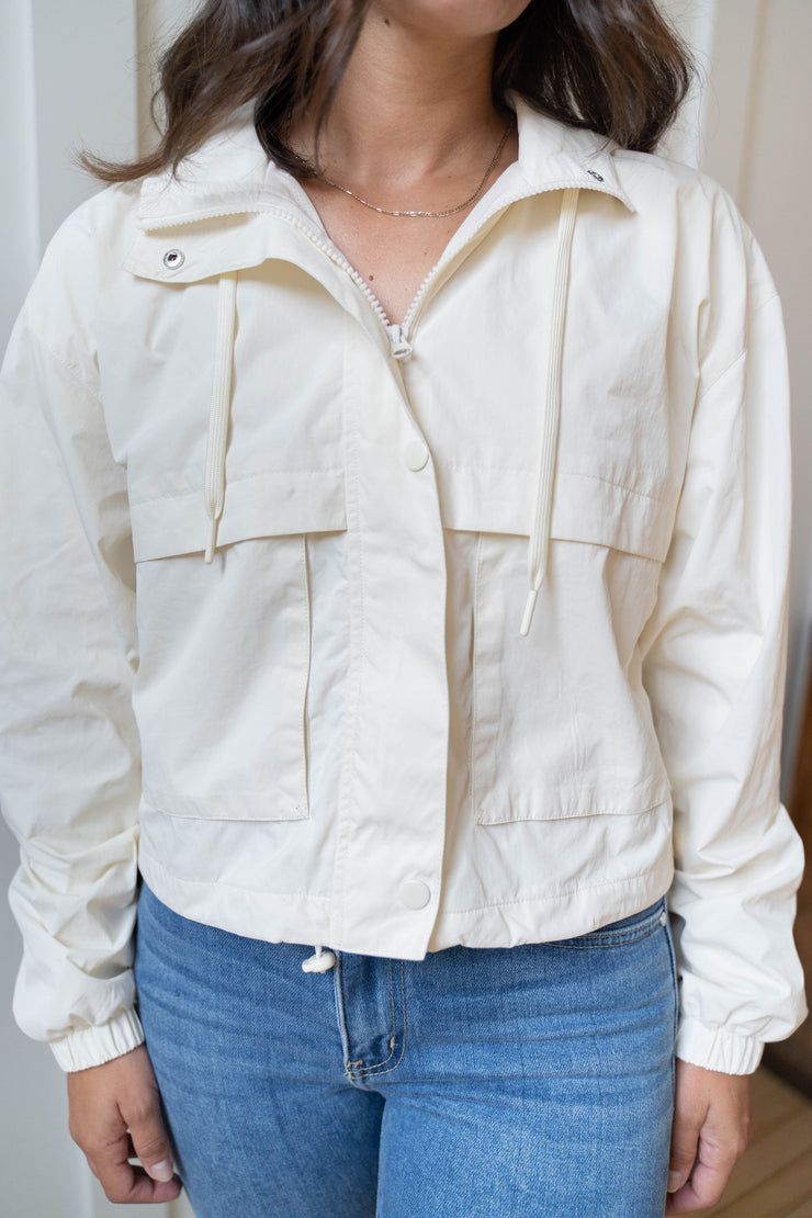 tiebreak nylon jacket
