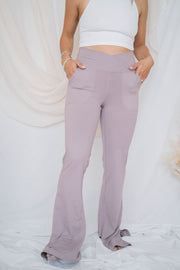 v waist flare yoga pant
