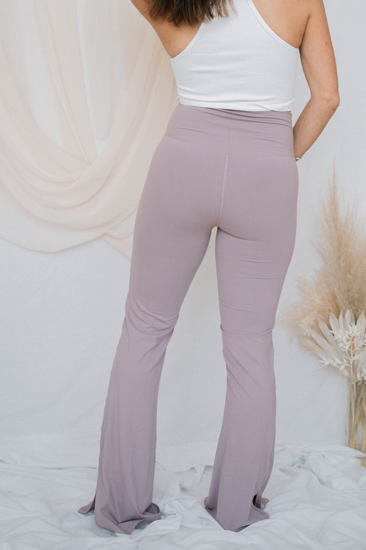 v waist flare yoga pant