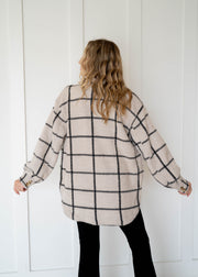 plaid tucker jacket