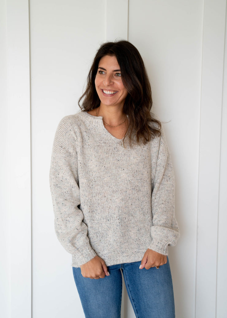 kensington speckled sweater